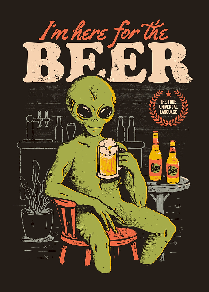 Here for the beer
