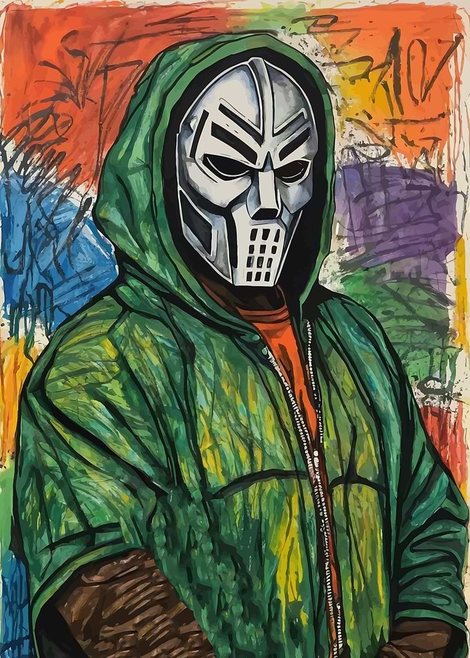 MF DOOM Mask Painting
