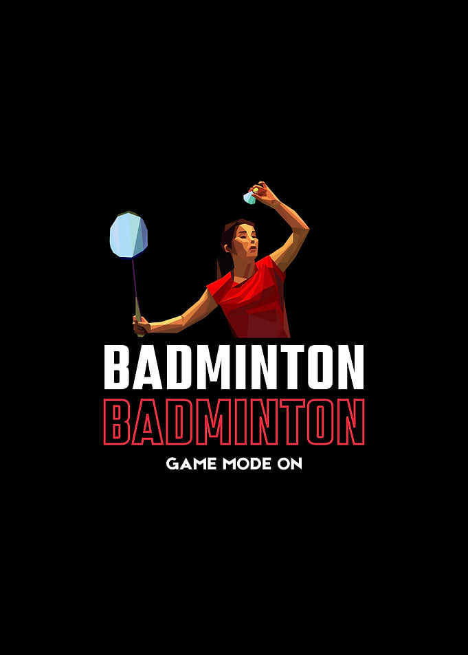 Badminton Player Silhouette