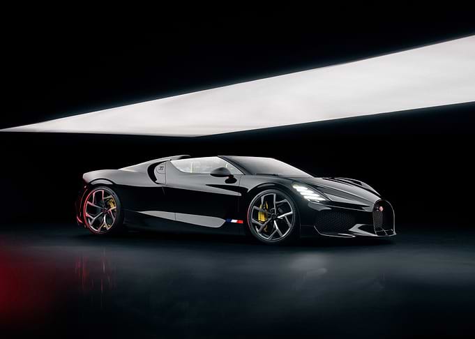 Black Bugatti Roadster
