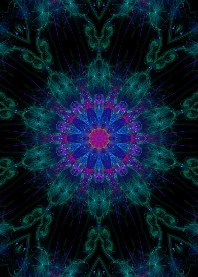 Aqua Petals