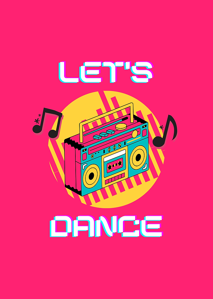Let's Dance Retro Boombox