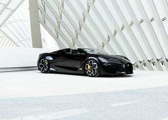 Black Bugatti Roadster