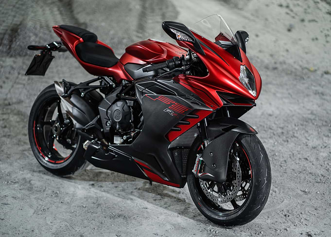 Red Sportbike Motorcycle