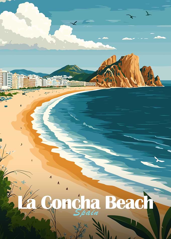 La Concha Beach, Spain