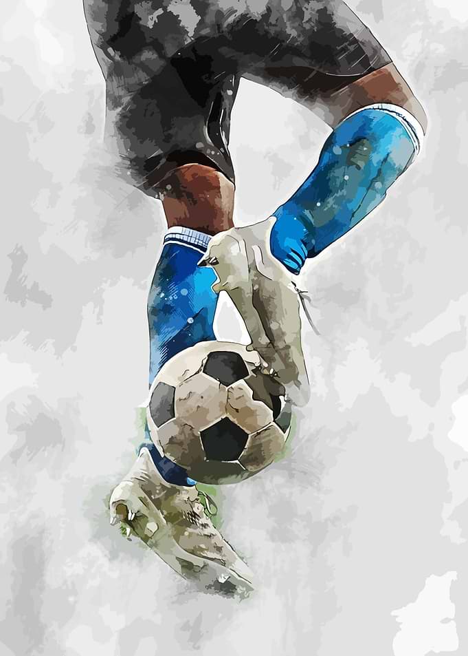 Soccer Player Kicking