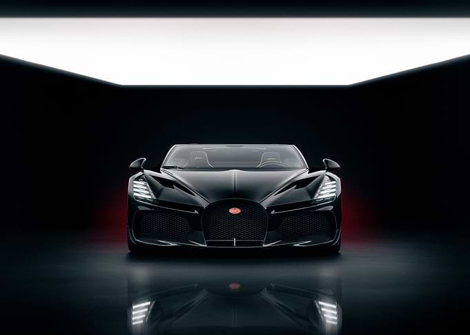 Black Bugatti Chiron Super Sport
