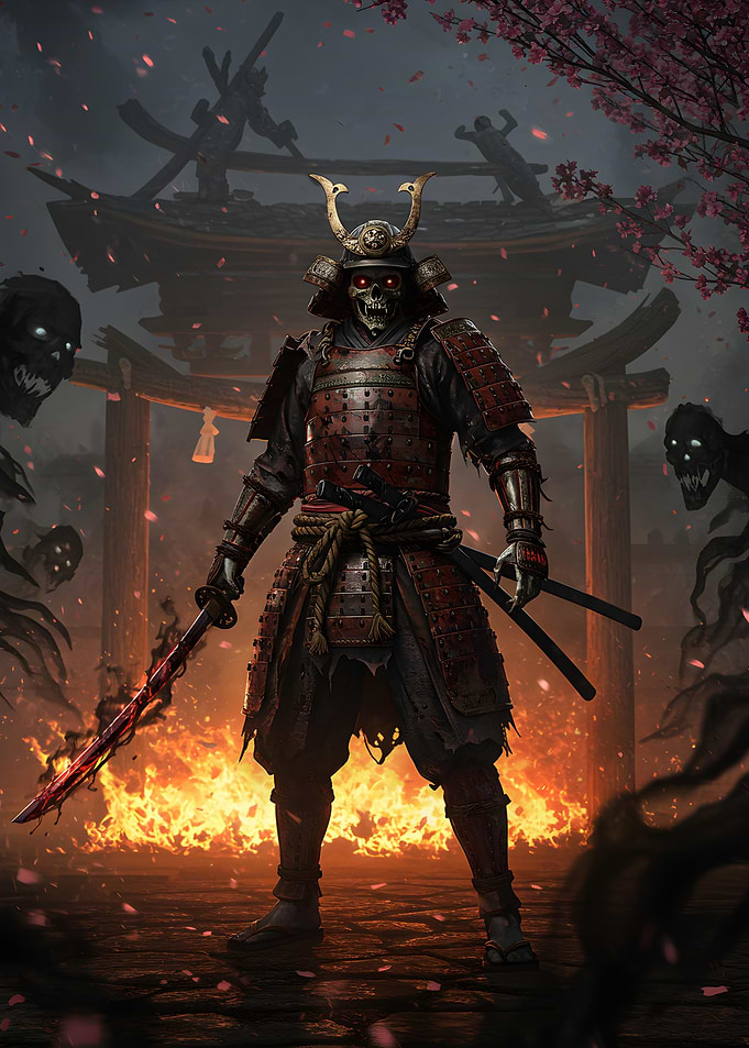 Samurai Skeleton Warrior