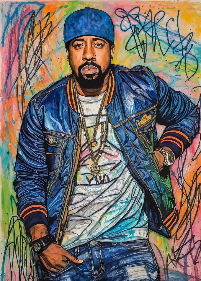Roc M Hip Hop Portrait