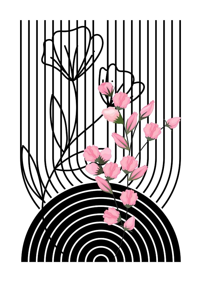 Floral Abstract Art