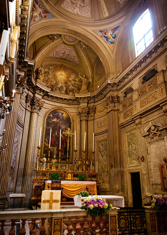 Ornate Basilica Interior