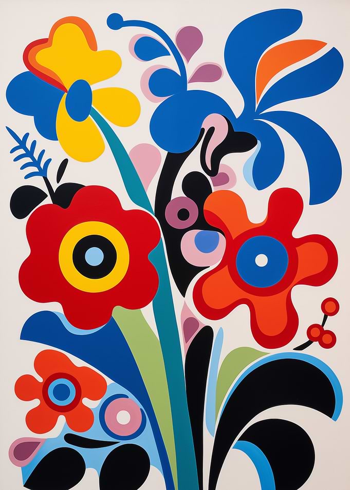 Abstract Floral Art