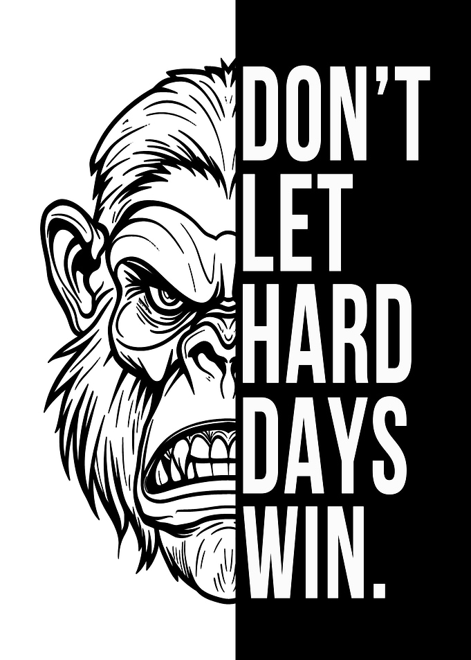 Gorilla Motivation Poster
