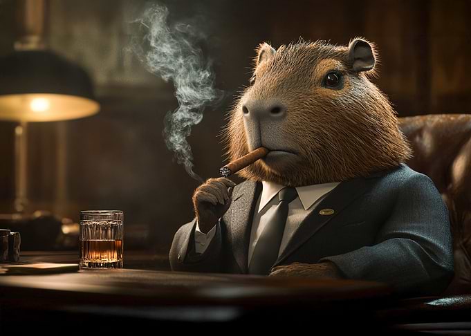 Capybara in Suit