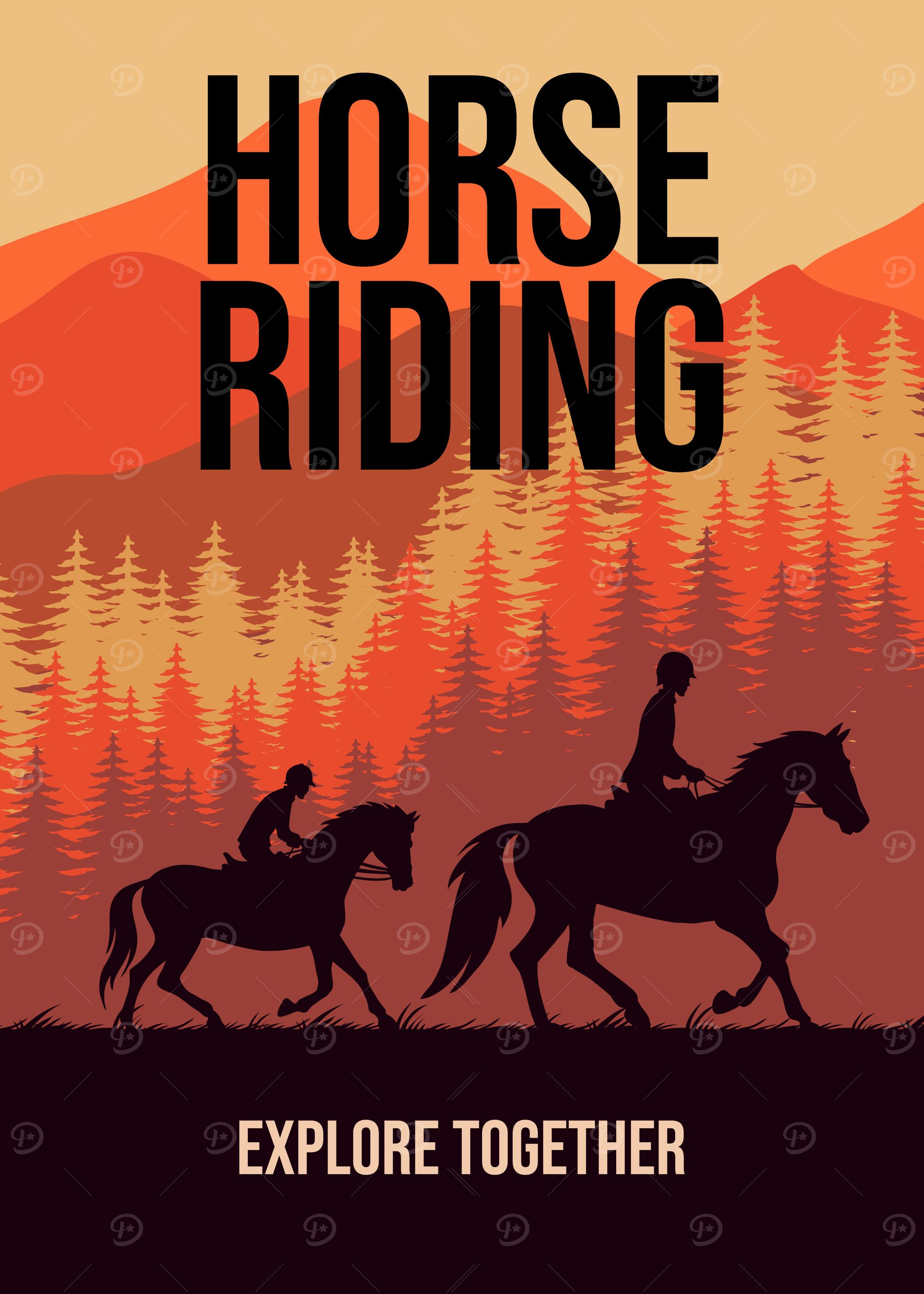 Horse Riding Together