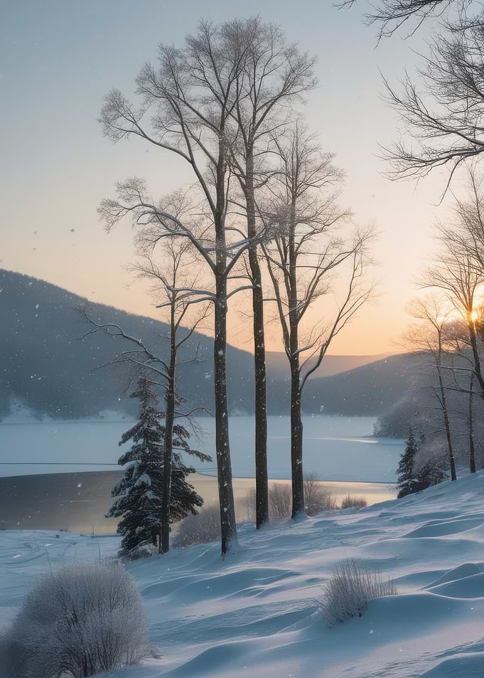 Snowy Winter Landscape