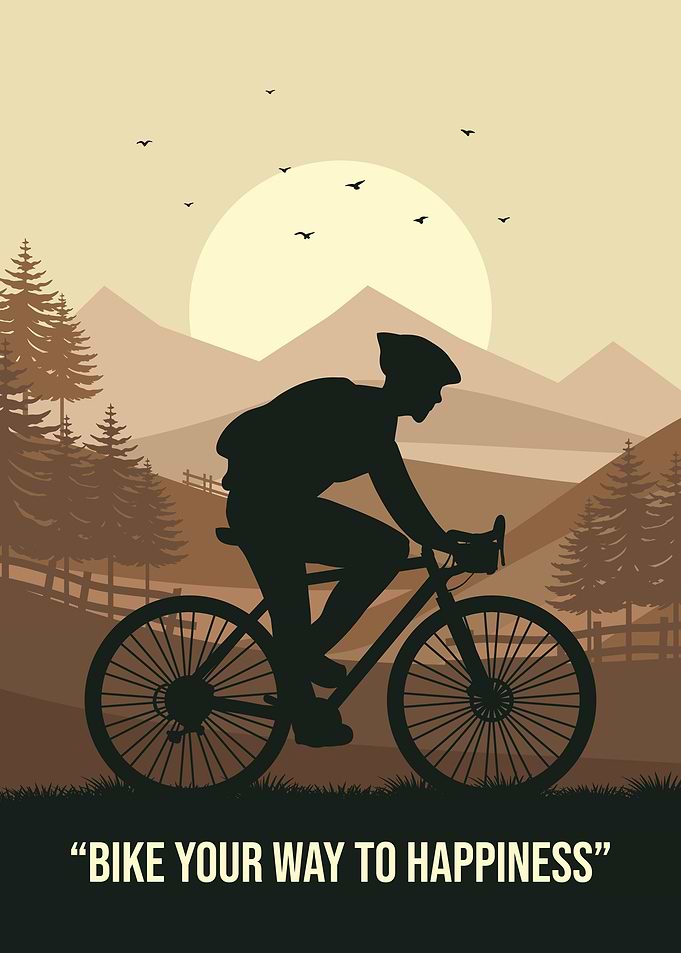 Vintage Cycling Poster