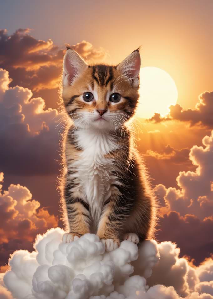 Kitten on a Cloud