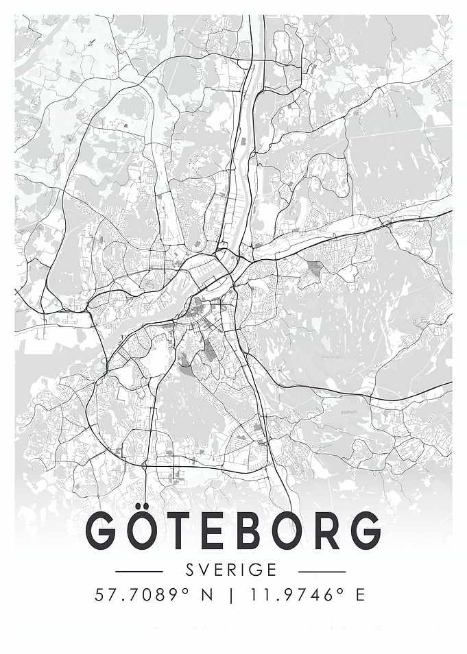 Gothenburg City Map