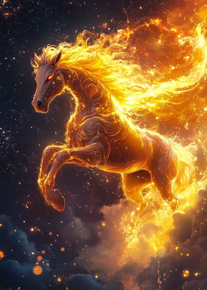 Kirin Fiery Horse
