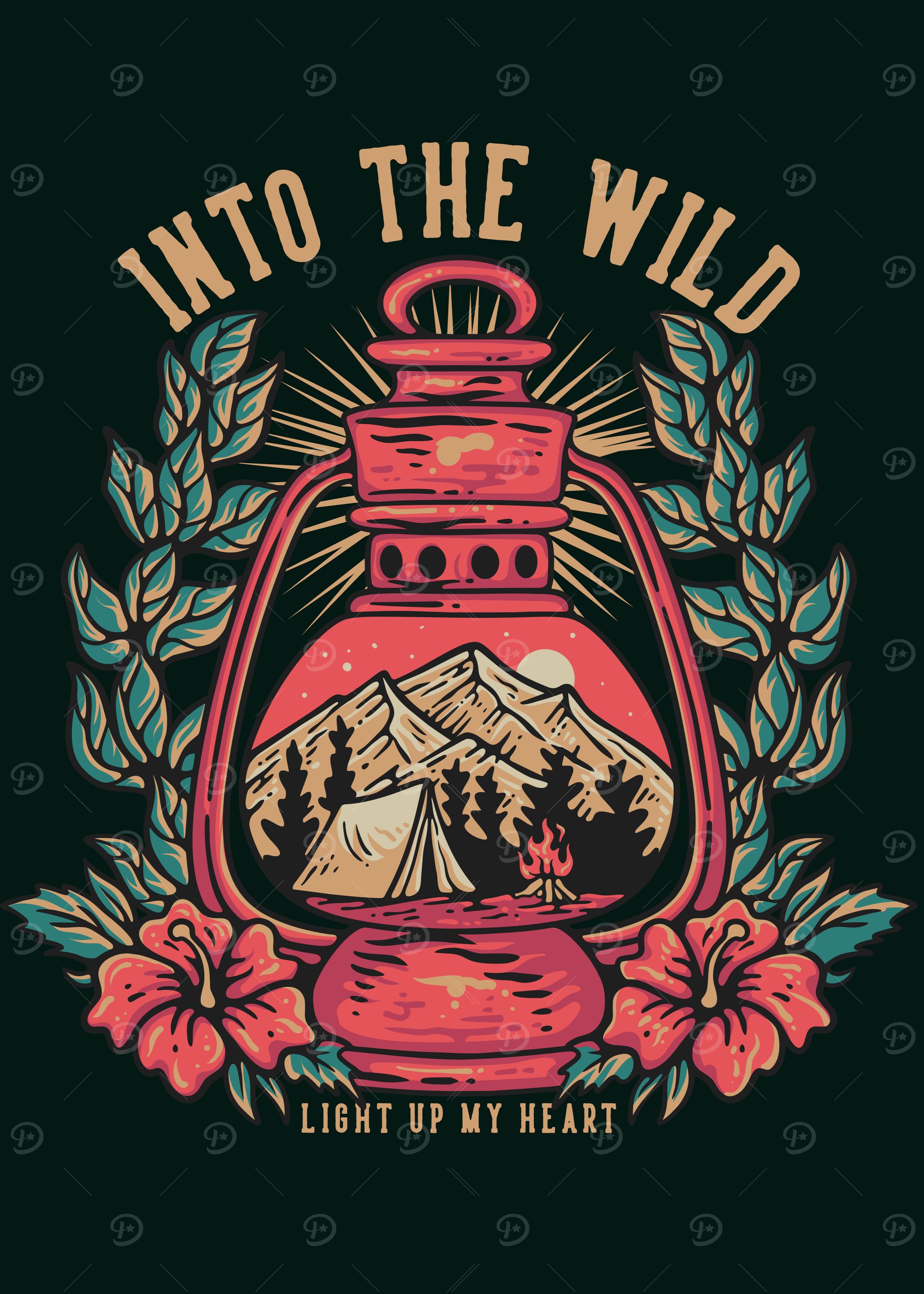 Into The Wild Lantern retro