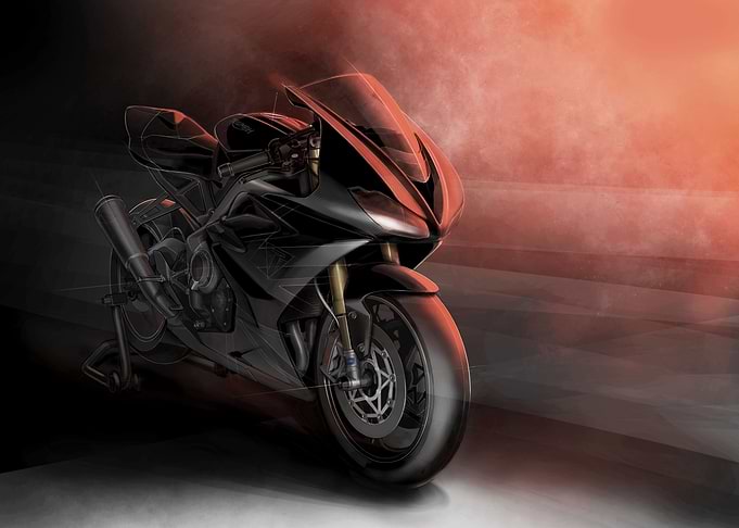 Black Sportbike