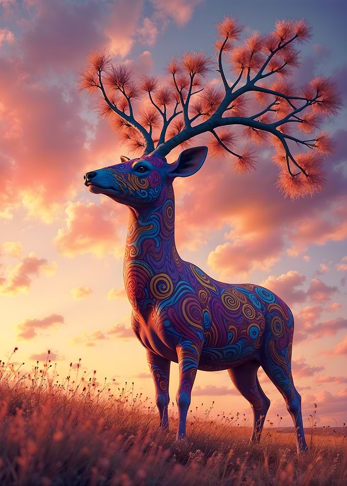 Psychedelic Deer