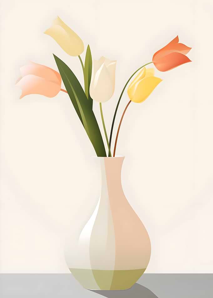 Tulips in Vase