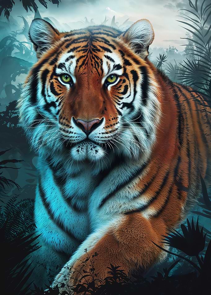 Tiger in Jungle
