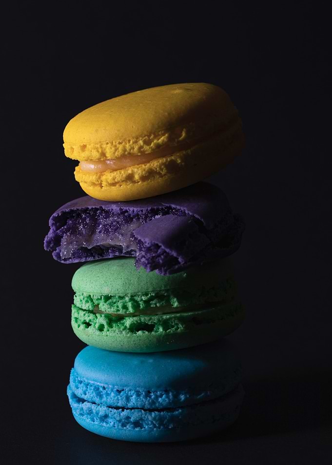 Colorful Macarons Stack