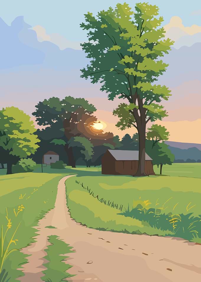 Countryside Sunset