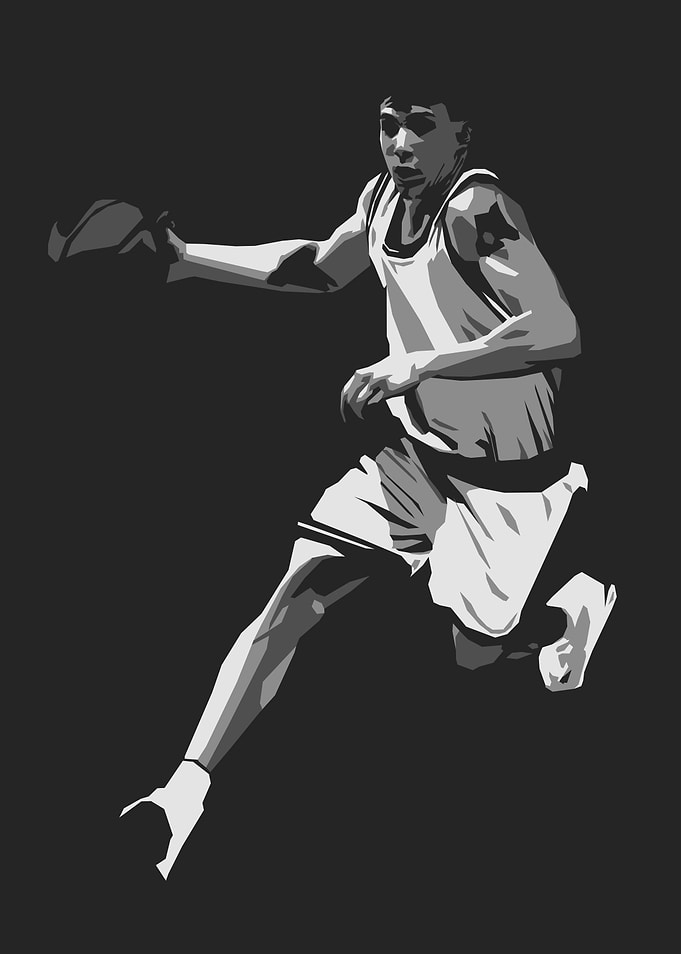 Basketball Player Silhouette