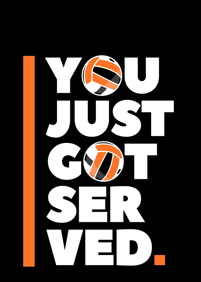 Volleyball Quote Graphic