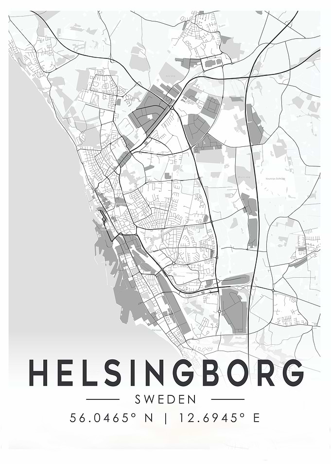 Helsingborg City Map