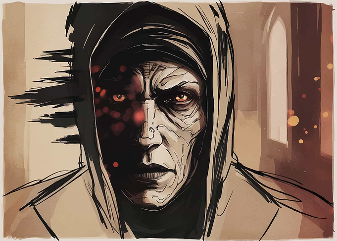 Dark Hooded Figure