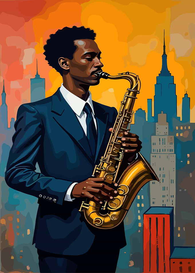 Jazz Saxophone Player
