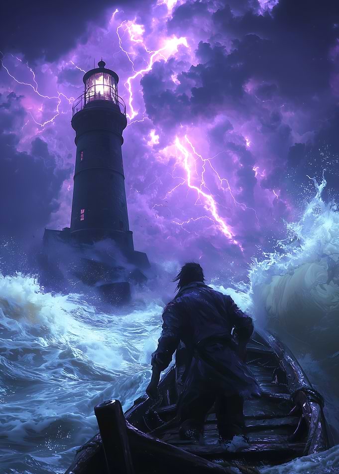 Storm’s Edge: The Lighthouse Beckons