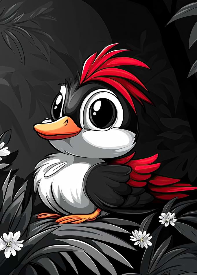 Cute Cartoon Bird