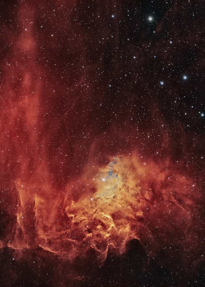 Flaming Star Nebula