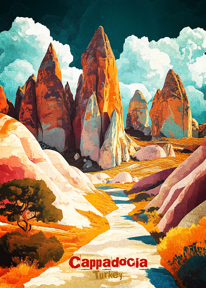 Cappadocia Art Poster