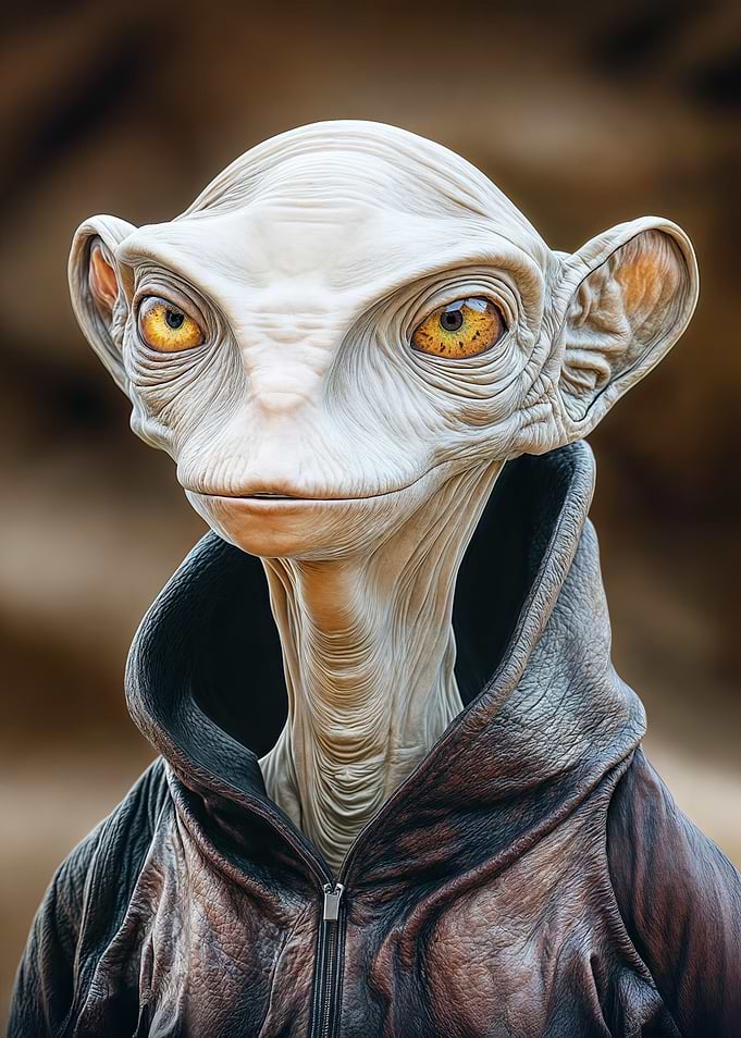 Alien Portrait: Galactic Wanderer