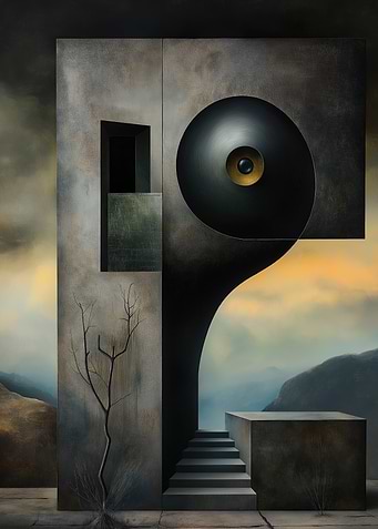 Surreal Concrete Structure
