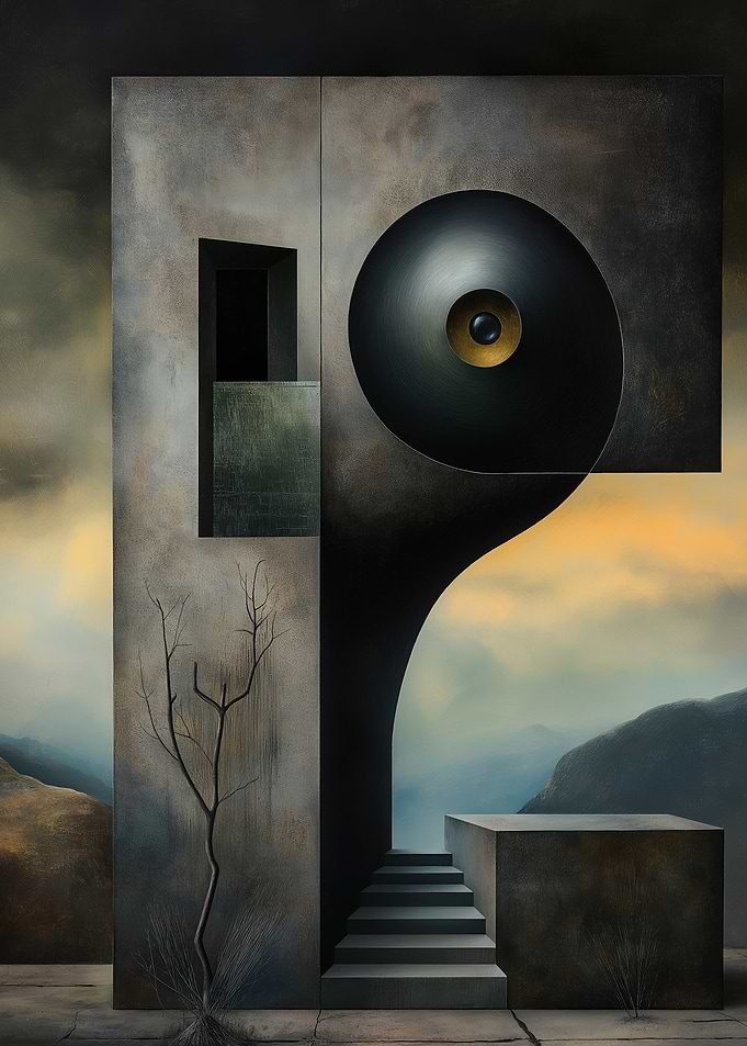 Surreal Concrete Structure