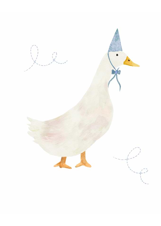 Goose in Party Hat