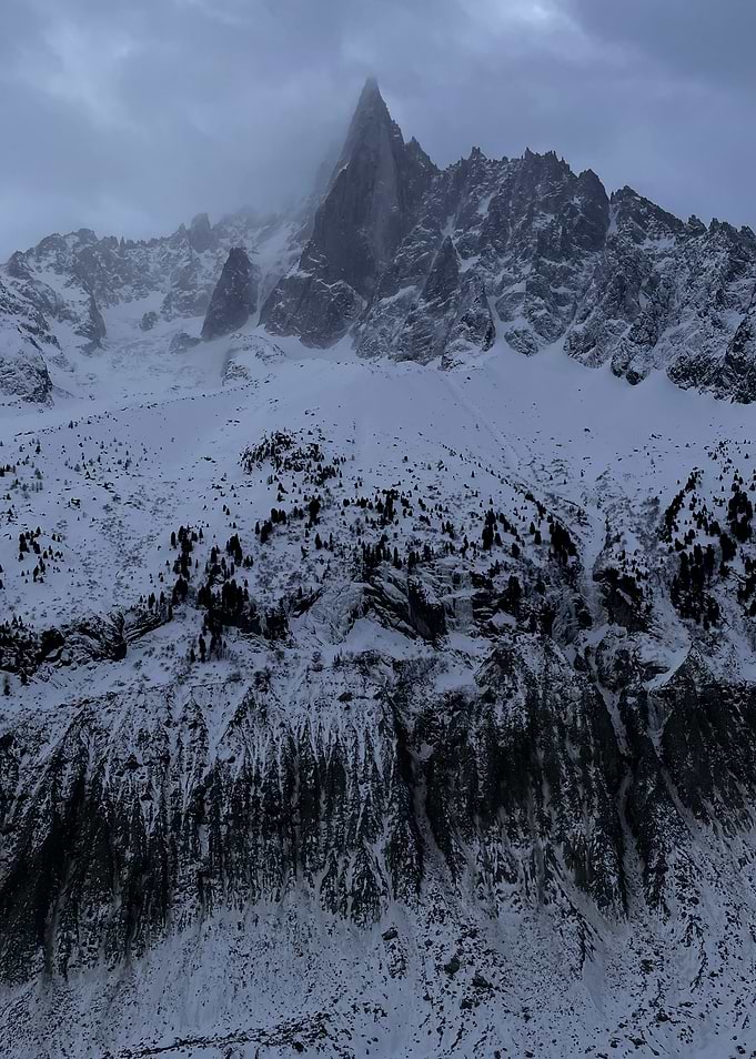 Snowy Mountain Peak