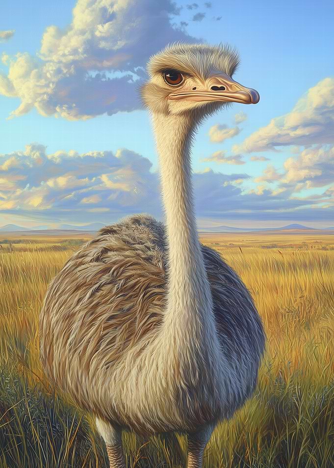 Ostrich Portrait
