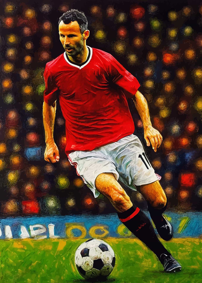 Ryan Giggs Football Art