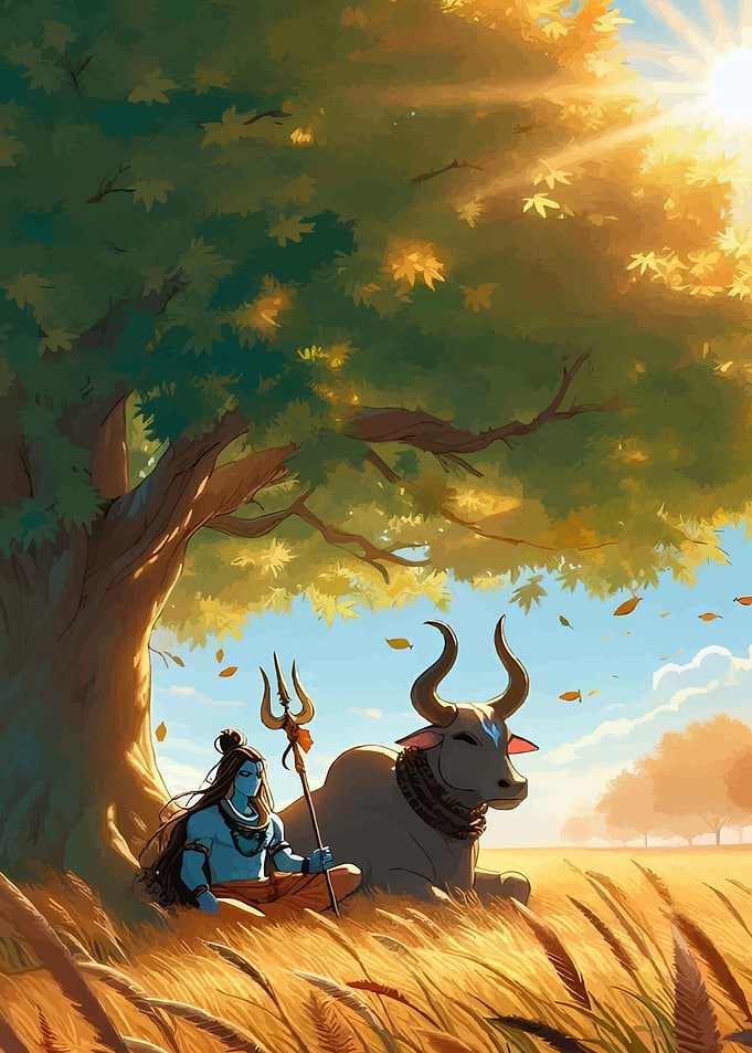 Shiva and Nandi