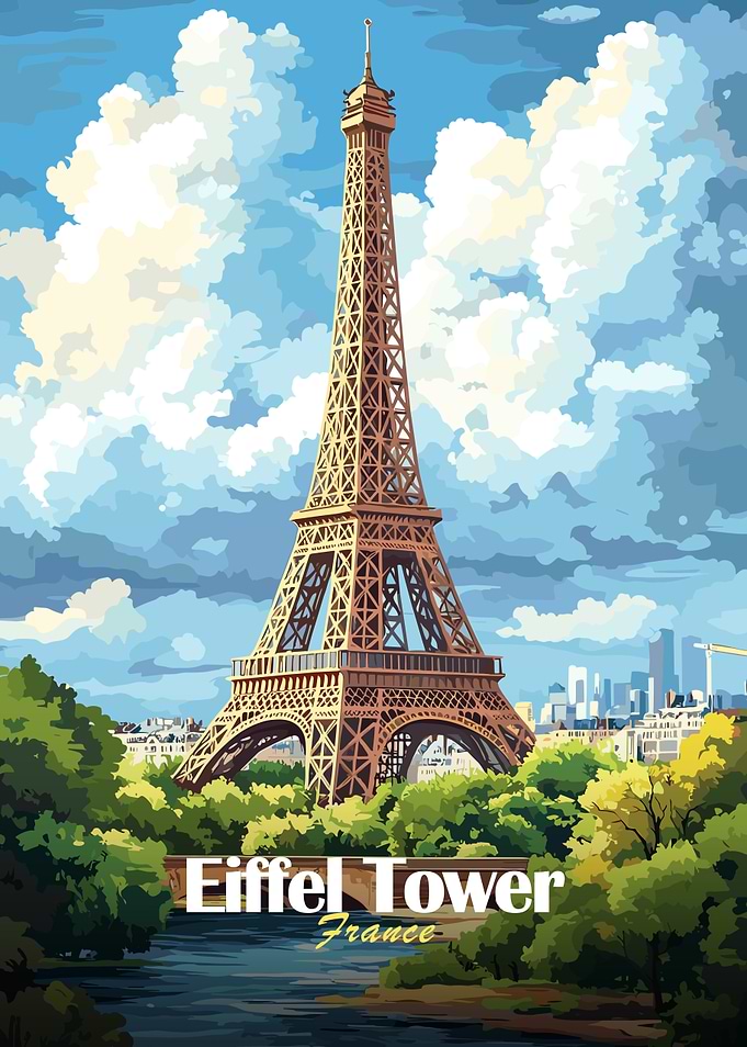 Eiffel Tower Illustration