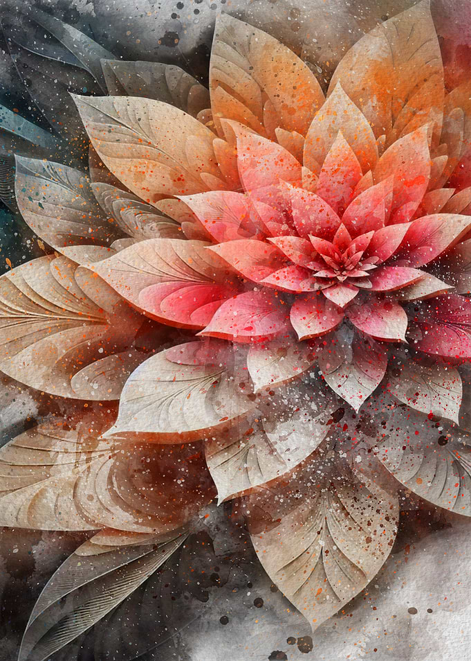 Watercolor Flower Art